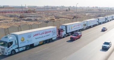 معبر رفح أبوابه لا تغلق.. وصول شاحنات مساعدات لغزة واستقبال المرضى بالمستشفيات