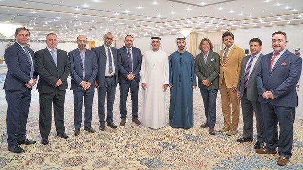 سعود بن صقر يستقبل المهنئين بشهر رمضان المبارك