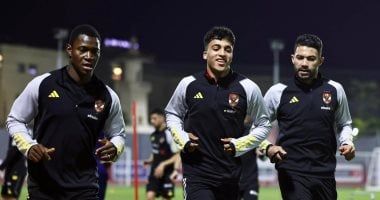 مران الأهلى.. ظهور 4 ناشئين.. وياسر وديانج يواصلان التأهيل "صور"