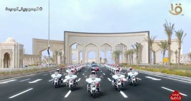 موكب الرئيس السيسى يتجه إلى مجلس النواب بالعاصمة الجديدة لأداء اليمين