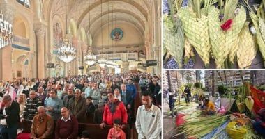 الكنيسة تحتفل بأحد السعف 28 أبريل