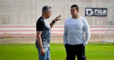 تعرف على تفاصيل جلسة جوميز وعبد الواحد السيد فى مران الزمالك