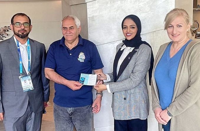 الامارات | الكعبي تحصل على شارة التحكيم الدولية لرفع الأثقال