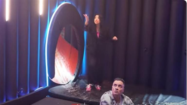 "لابسة بيجامة" رامز جلال يسخر من ريم طارق طليقة شاكوش في "رامز جاب من الأخر"