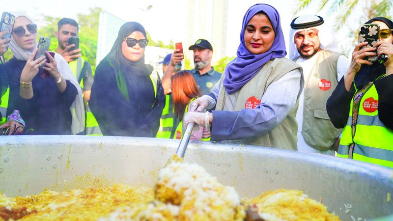 الامارات | «طبخة الألف» يسهم في تحضير 7000 وجبة