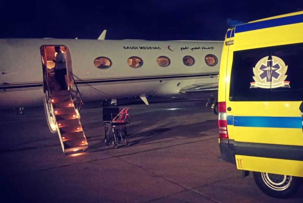 السعودية | نقل مواطن بالإخلاء الطبي من مصر إلى المملكة لاستكمال علاجه