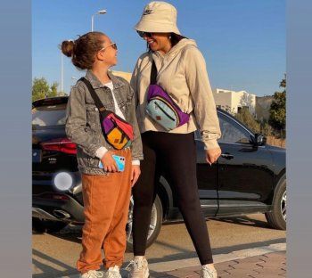 ابنة أسما شريف منير تحتفل بعيد ميلاد والدتها