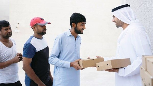 بيت العائلة الإبراهيمية يوزع 6000 وجبة إفطار صائم