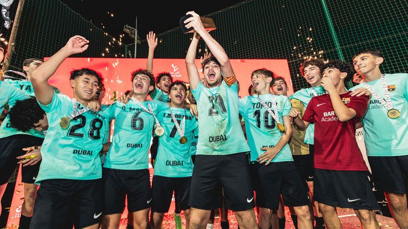 الامارات | برشلونة بطلاً لـ «كأس مينا دبي»