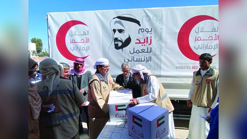 الامارات | متطوعو الهلال الأحمر الإماراتي يواصلون نشر الخير في الأردن