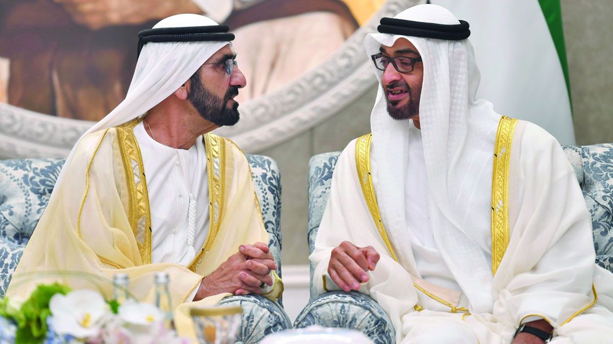 الامارات | رئيس الدولة ونائباه يهنئون قادة الدول العربية والإسلامية بعيد الفطر