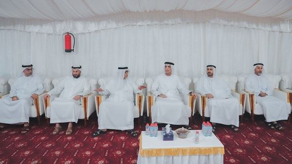 سعود بن صقر يعزي في وفاة النعيمي والأحمد