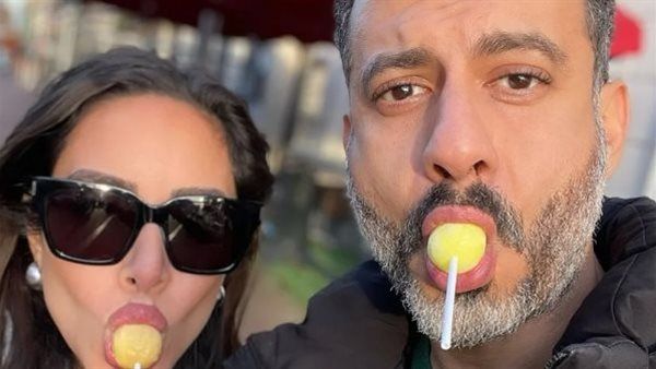 بسنت شوقي ومحمد فراج يحتفلان بعيد الفطر بـ"المصاصة"