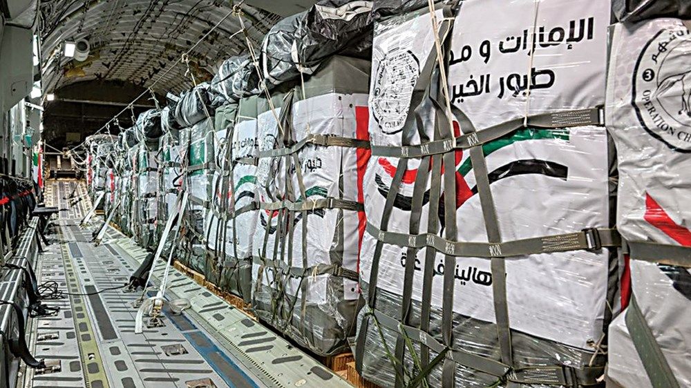 «طيور الخير» تُنفذ الإسقاط الجوي الـ 31 للمساعدات على شمال غزة