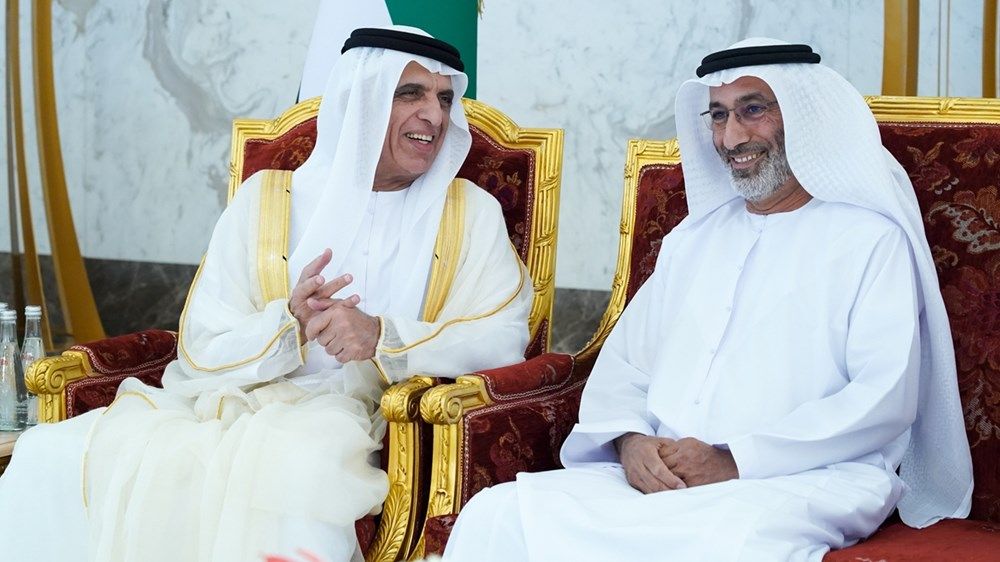 سعود بن صقر  يواصل استقبال المهنئين بعيد الفطر