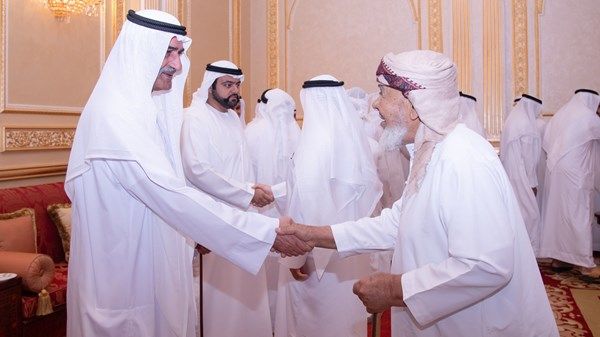 حمد الشرقي يواصل استقبال المهنئين بعيد الفطر المبارك بحضور ولي عهد الفجيرة