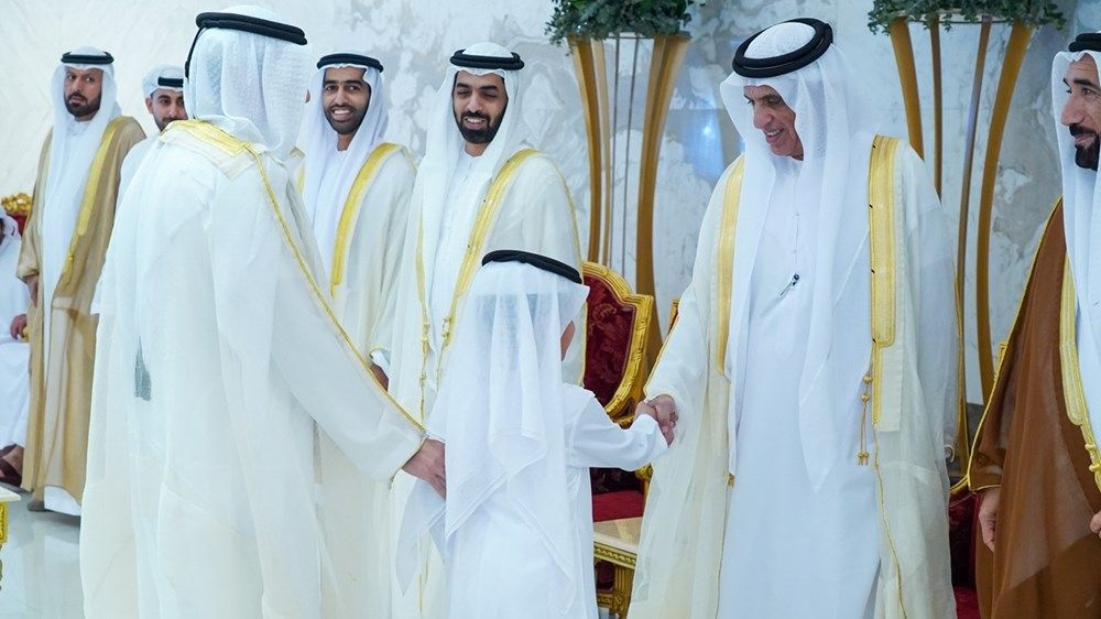 سعود بن صقر  يواصل استقبال المهنئين بعيد الفطر