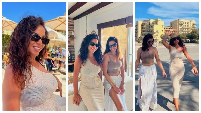 بإطلالة جريئة.. نسرين أمين تنشر صورا من آخر أيام عيد الفطر