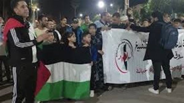 مسيرة احتجاجية من أمام مقر السفارة الأمريكية بتونس