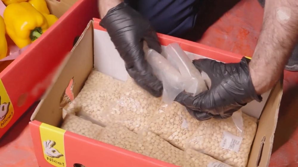 ميناء ضباء.. إحباط تهريب مليون حبة كبتاجون في شحنة "فلفل وجوافة"