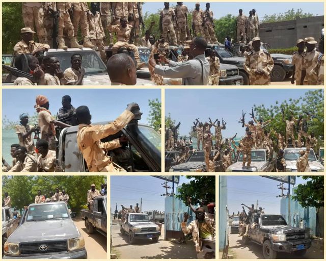 ولاية سنار تدفع بمتحرك النيل الأزرق (احتياطي مركزي) للخطوط الامامية – صور