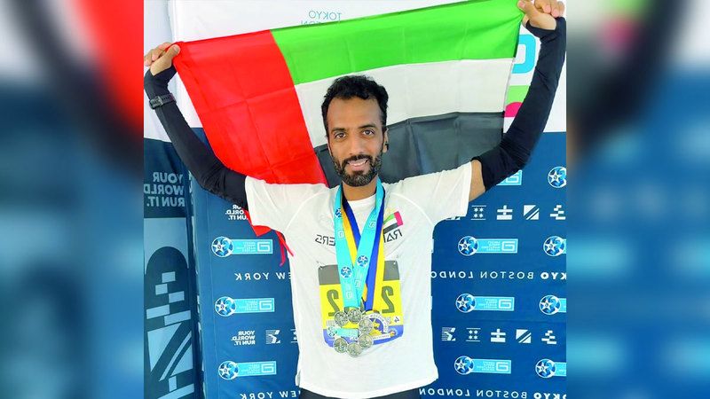 الامارات | عبدالله الشحي.. عدّاء إماراتي يقطع 1055 كيلومتراً  في 34 ماراثوناً