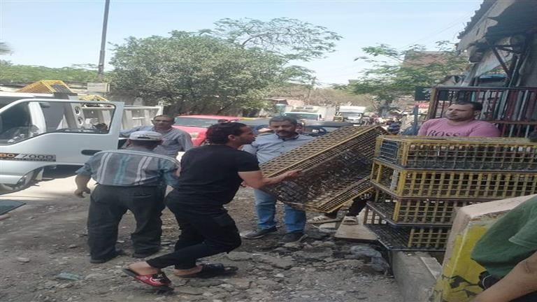 صور.. حملات لرفع الإشغالات بمختلف أحياء القاهرة