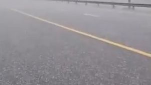 أمطار وبرد على رأس الخيمة والفجيرة