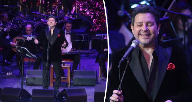 بالصور – هاني شاكر يعود إلى الأوبرا المصرية بحفل مكتمل العدد