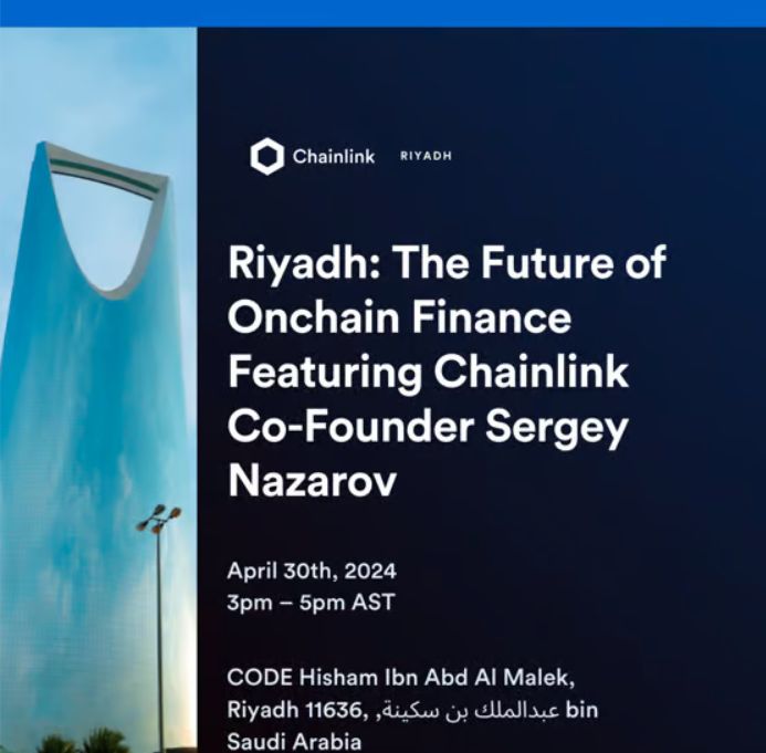 مستقبل DeFi: ترقب لمؤتمر “Chainlink” في الرياض بحضور مؤسس المشروع ” سيرجي نزاروف”