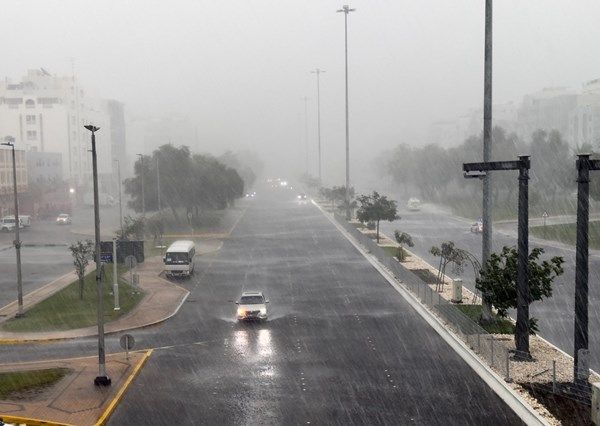 أمطار الخير تعم الدولة