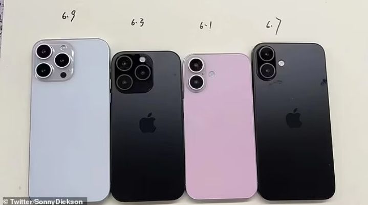 صورة مسربة تكشف عن إصدارات iPhone 16 القادمة