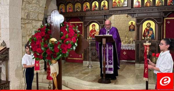 المطران موسى ترأس خدمة أناجيل الآلام في كنيسة رئيس الملائكة ميخائيل في الشويفات