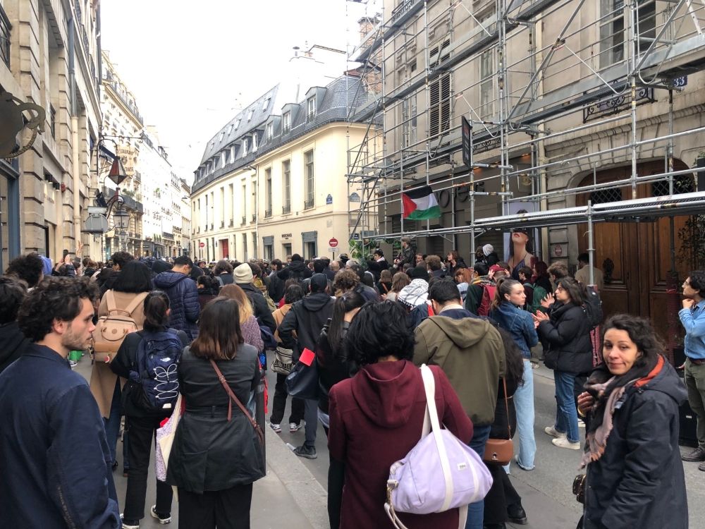 الشرطة الفرنسية تدخل مقر اعتصام  طلاب داعمين لغزة بجامعة "سيانس بو"