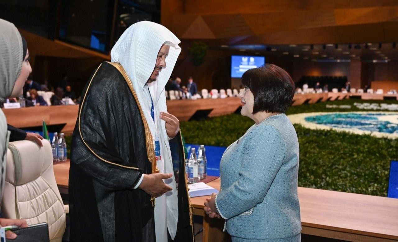 رئيس مجلس الشورى يلتقي رئيسة الجمعية الوطنية بأذربيجان