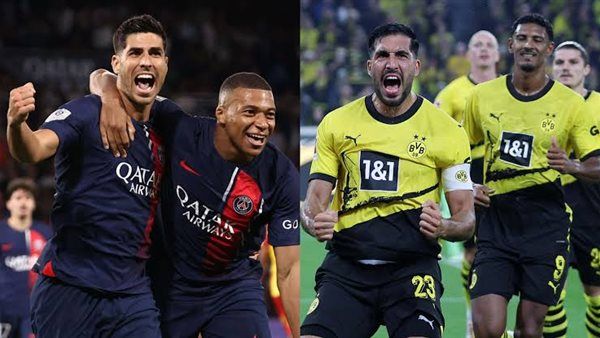 باريس سان جيرمان وبوروسيا دورتموند.. الموعد والقنوات الناقلة
