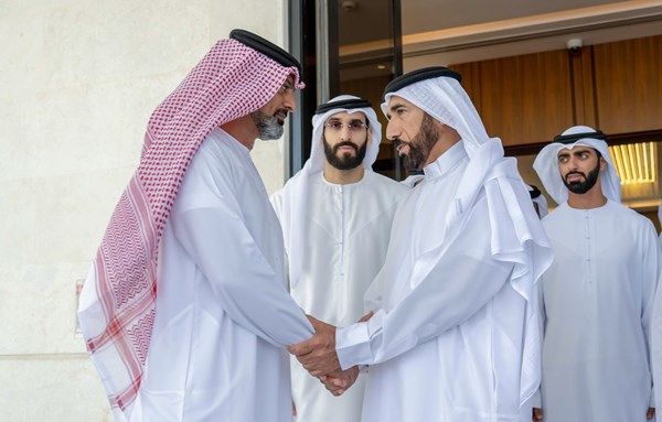 عمار النعيمي يعزي سيف الشعفار بوفاة زوجته