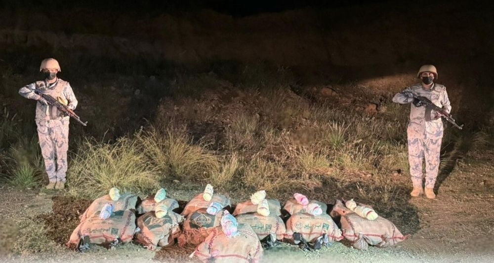 حرس الحدود يحبط تهريب 198 كيلوجرامًا من المخدرات في منطقتين