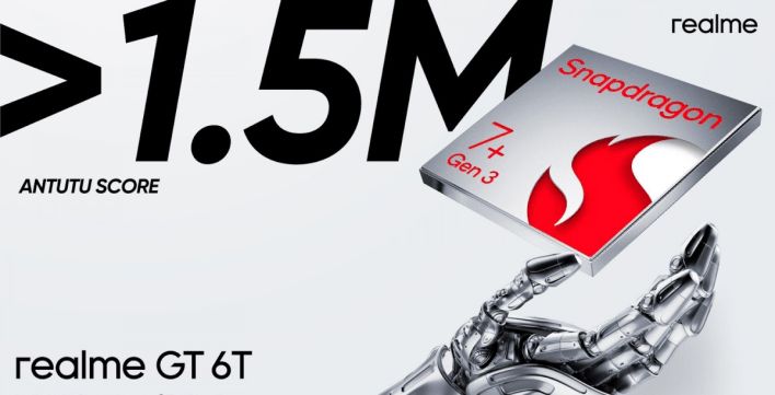 تكنولوجيا: إعلان تشويقي يؤكد دعم Realme GT 6T برقاقة Snapdragon 7+ Gen 3