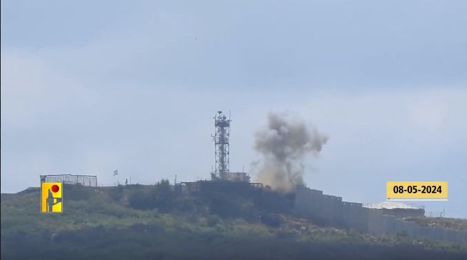 عاجل.. حزب الله ينشر مشاهد لاستهداف موقع الراهب التابع للاحتلال