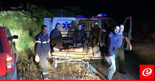 جريحان بانفجار لغم أرضي في جبل وادي عنجر