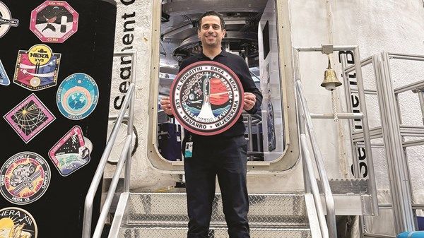 شريف الرميثي يباشر مهمة محاكاة الفضاء اليوم