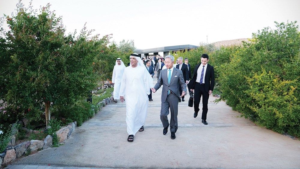 سعود بن صقر يستقبل السفير الصيني