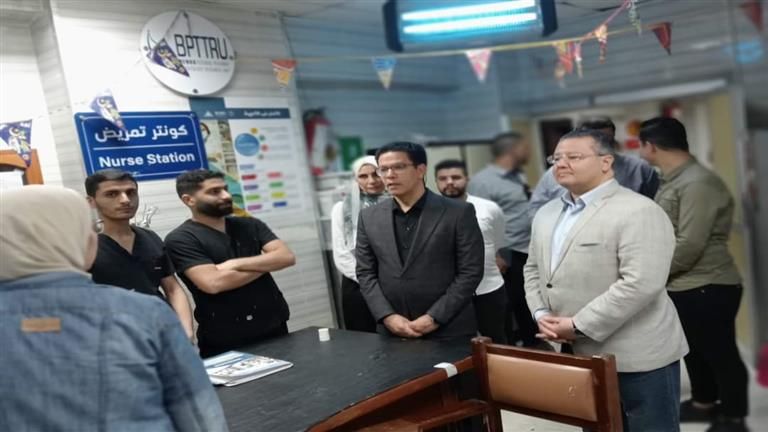 الجيزاوي يتفقد مستشفى بنها الجامعي للاطمئنان على الخدمة الصحية