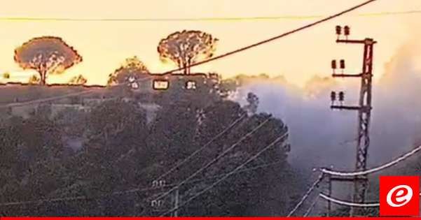 النيران لا تزال مشتعلة في أحراج وحقول بلدة العديسة جراء القصف الاسرائيلي بالقذائف الفوسفورية