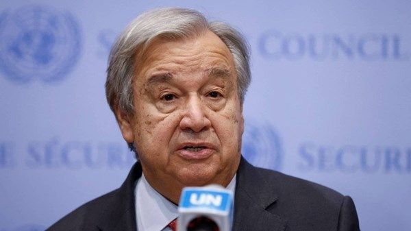 غوتيريش: مصير المنطقة بأسرها على المحك