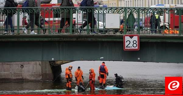 لجنة التحقيق الروسية: ارتفاع عدد ضحايا الحافلة في سان بطرسبرغ الى 7 أشخاص