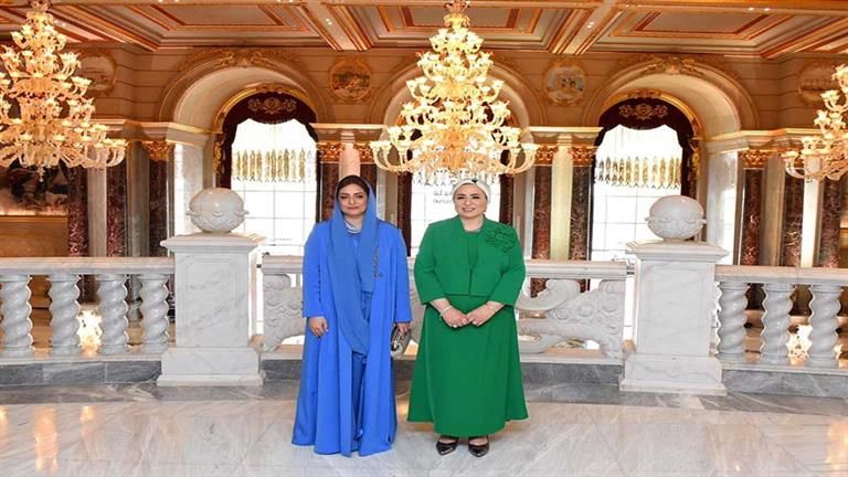 انتصار السيسي وحرم سلطان عمان تزوران العاصمة الإدارية الجديدة