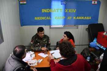 الكتيبة الهندية بـ"اليونيفيل" قدّمت خدمات طبية متنوعة في قرى شبعا وكوكبا وشقرا