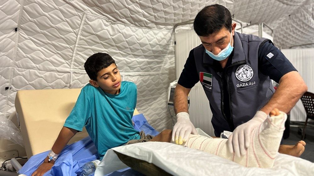 فيديو.. المستشفى الميداني الإماراتي في غزة عالج 20 ألف وأجرى 1745 جراحة